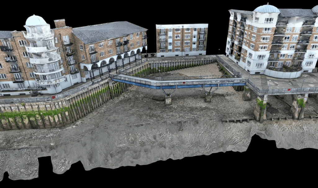 3D Scan Riverside Residential Building - Photogrammetry Surveys UK